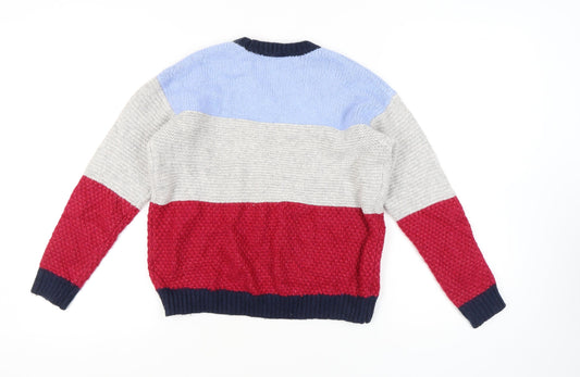 Womens UK Size M Marks and Spencer Multicoloured Pullover Jumper