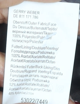 Gerry Weber Women's Black Blazer, Size 14, Regular Fit