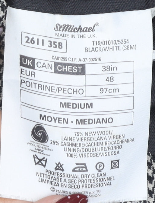 Mens UK Size 38 Marks and Spencer Regular Grey Suit Jacket