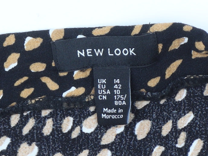 New Look Women's A-Line Multicoloured Skirt, UK Size 14