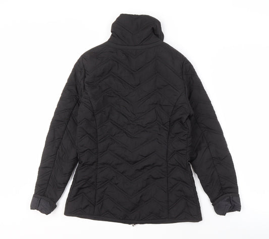 Womens UK Size 6 Geox Black Puffer Jacket