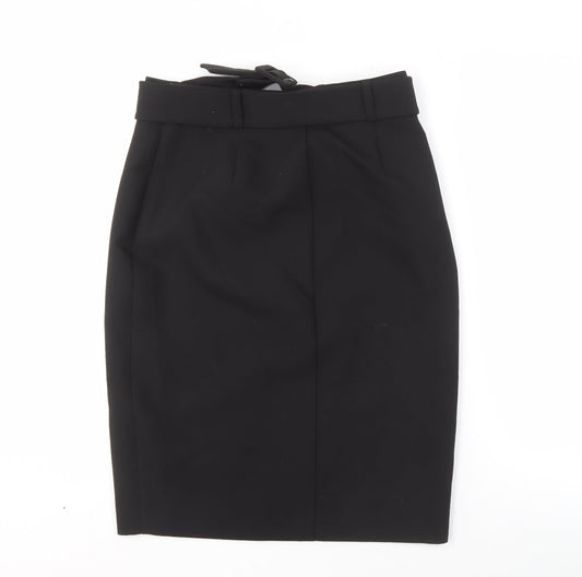 Hallhuber Women's Black Pencil Skirt, Size 10, Formal