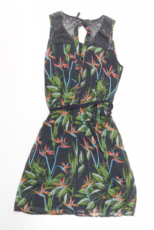 ONLY Women's Multicoloured Floral Summer Dress Size 8