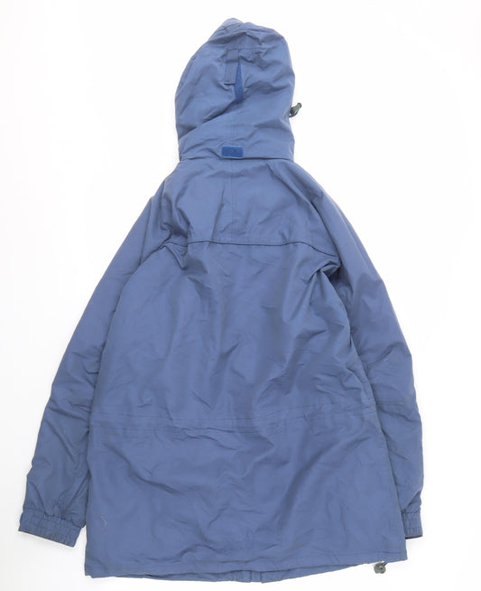 Arctic Storm Men's Blue Hooded Parka Jacket M