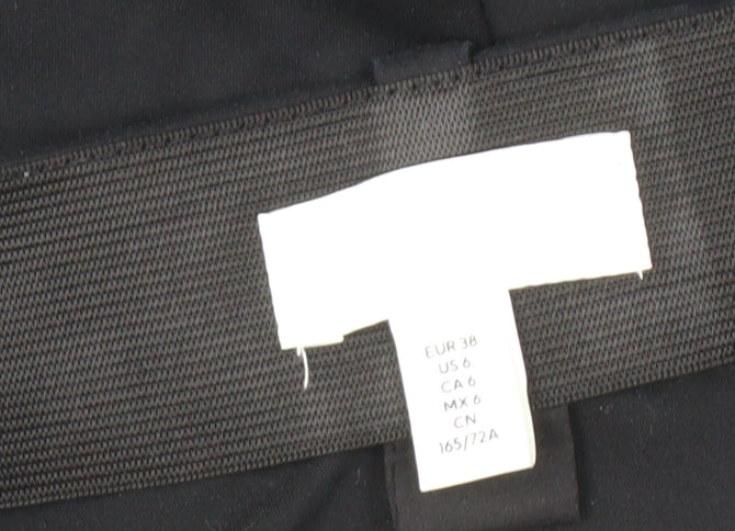 Womens UK Size 10 Unknown Black Trousers
