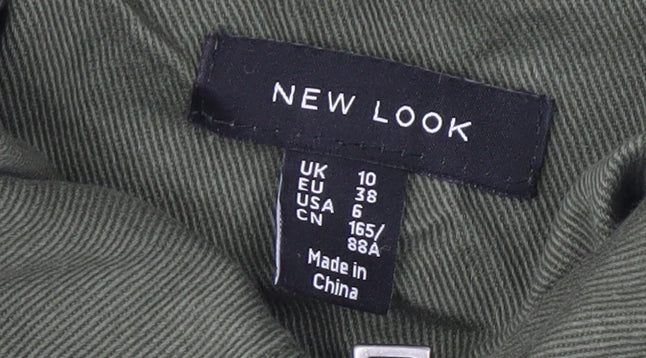New Look Green Military Jacket Women’s Size 10