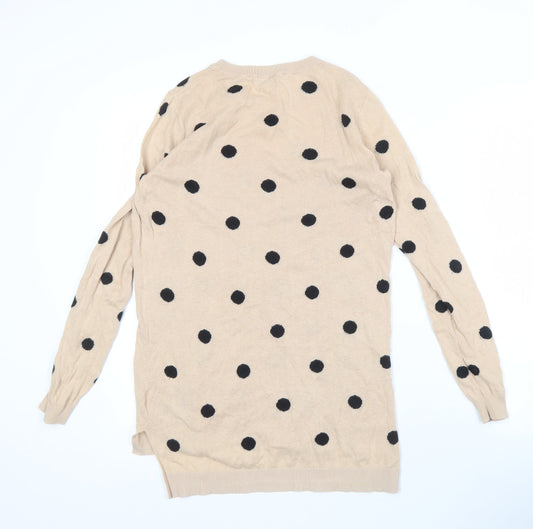 Womens UK Size XS Oasis Beige T-Shirt