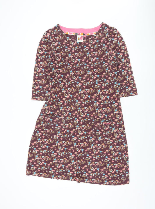 Additional front view of Weird Fish Women’s Multicoloured Floral Dress