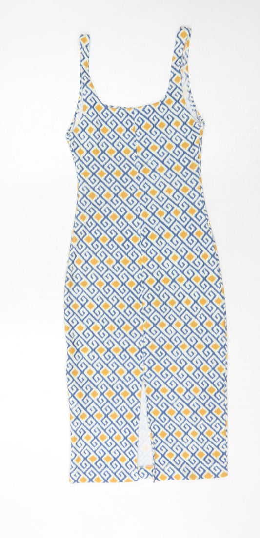Zara Women's Multicoloured S Bodycon Dress