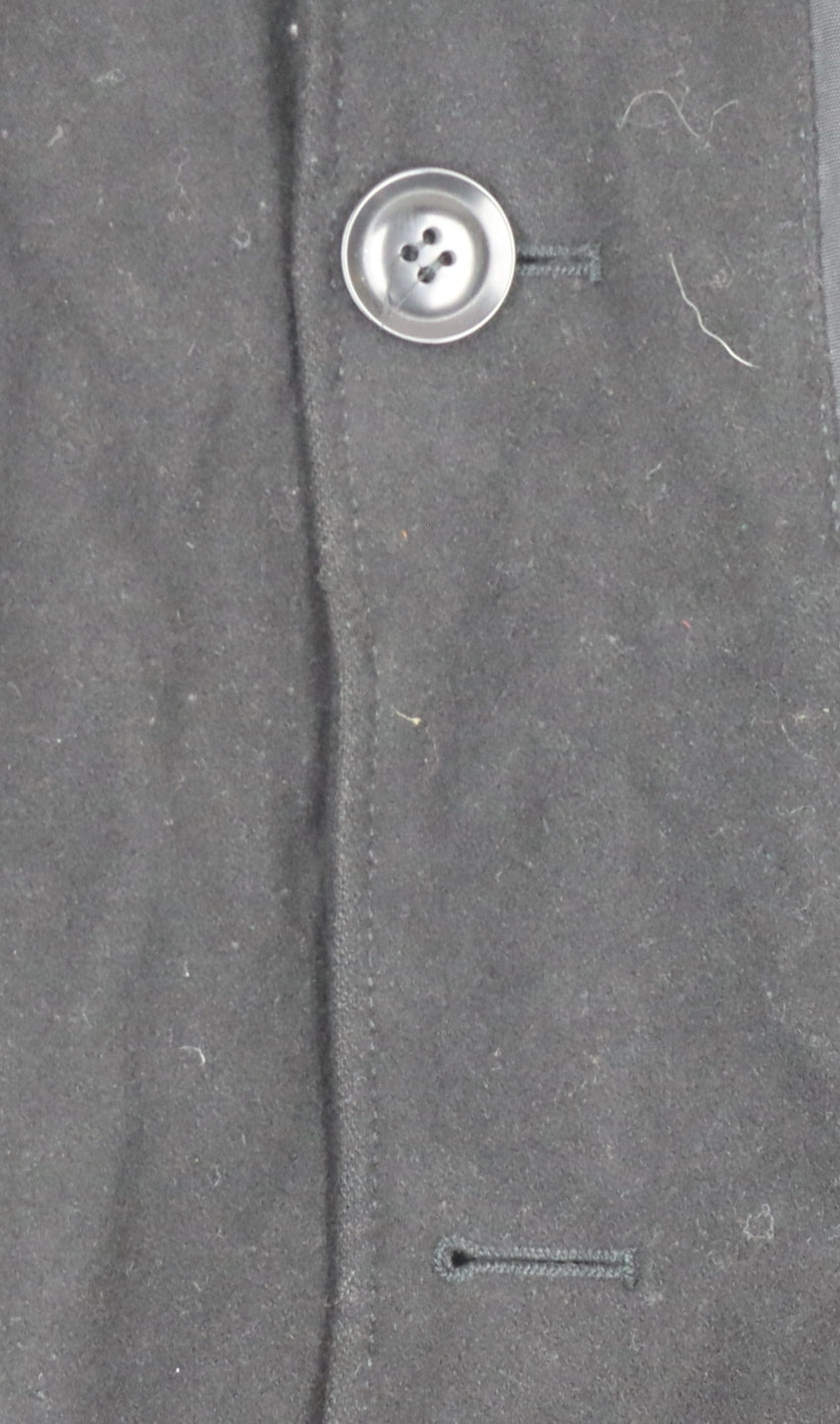 Mens UK Size XL Marks and Spencer Black Trench Coat