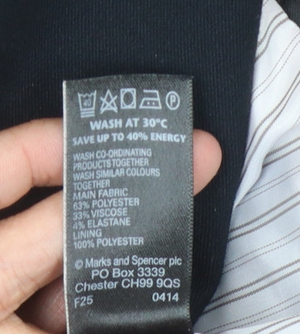 Marks and Spencer Women's Black Blazer Size 16