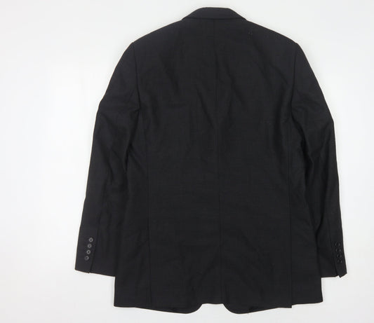 Mens UK Size 38 Magee Regular Black Suit Jacket