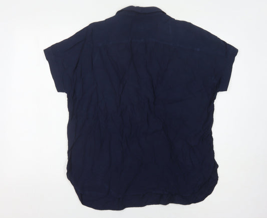 Womens UK Size 16 White Label Blue Blouse