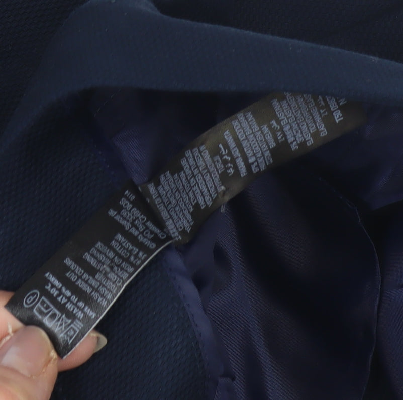 Autograph Women's Navy Cropped Trousers Size 12