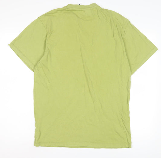 Reclaimed Vintage Men's Green T-Shirt S - Short Sleeve Cotton