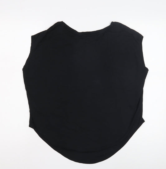 Nike Unisex Black Sleeveless Logo T-Shirt