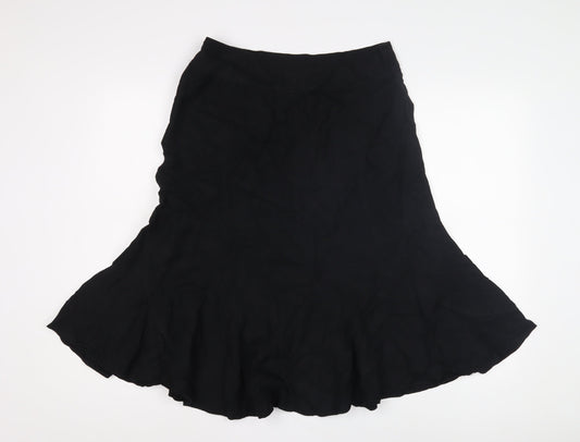 Debenhams Women's Black Size 14 Petite Skirt