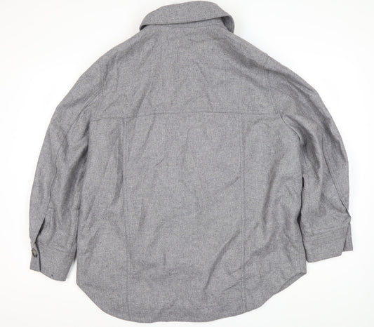 Mens UK Size M H&M Grey Basic Jacket