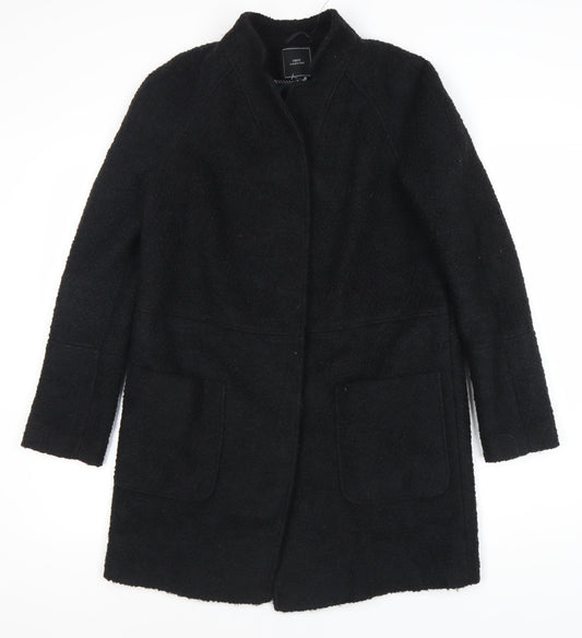 Womens UK Size 10 NEXT Black Overcoat