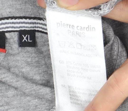 Pierre Cardin Men's Grey XL Short Sleeve T-Shirt