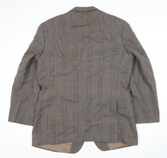 Mens UK Size 44 St Michael Regular Brown Suit Jacket