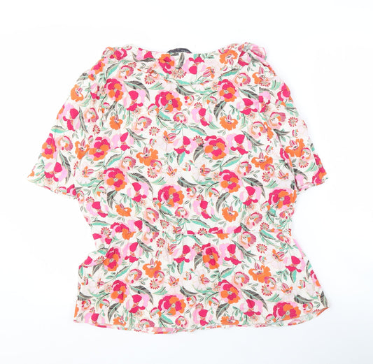 Womens UK Size 14 Marks and Spencer Multicoloured Blouse