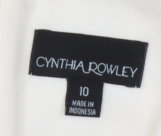 Cynthia Rowley Women's Ivory Sheath Dress Size 10