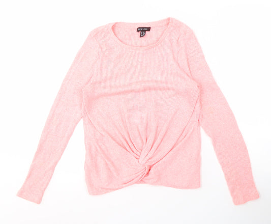 Womens UK Size 12 New Look Pink Pullover Jumper