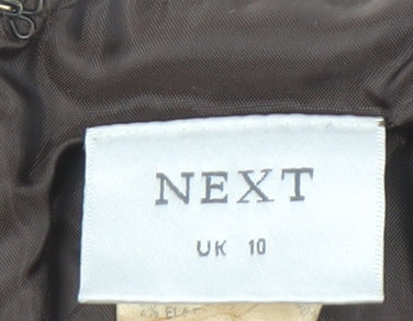 Next Women's Brown Pencil Skirt Size 10