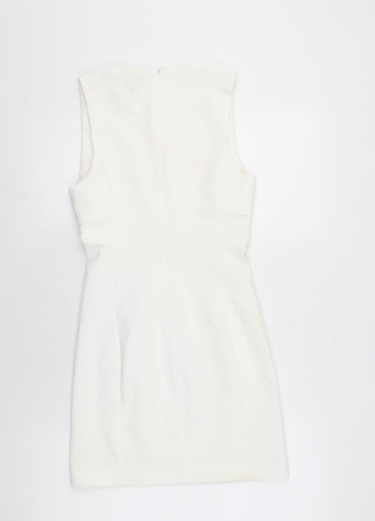 Zara Women’s White Sleeveless Short Dress