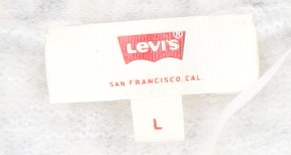 Womens UK Size L Levi's Grey Cardigan Jumper
