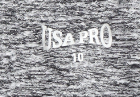USA Pro Women's Grey Tank Top Size 10, Gym Essential