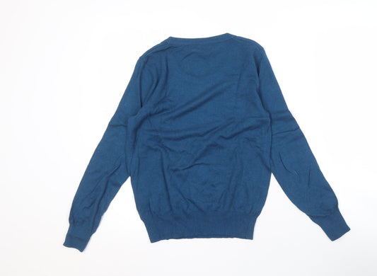 Womens UK Size S Dickins & Jones Blue Pullover Jumper
