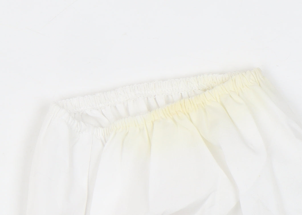 River Island Women's White Shirt Dress Size 12