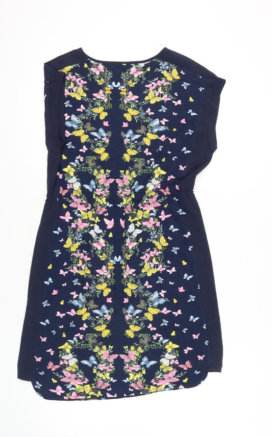 Oasis Women's Multicolour Floral Dress M