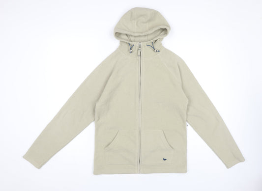 Additional front view of Country Rose Women's Beige Fleece Jacket, size S