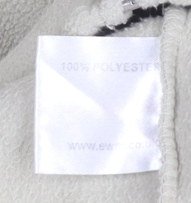 Brand and care label for Country Rose Women's Beige Fleece Jacket, size S