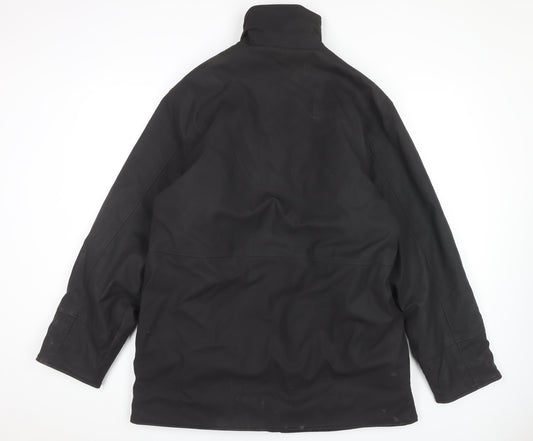Mens UK Size XL Foxhole Black Basic Jacket