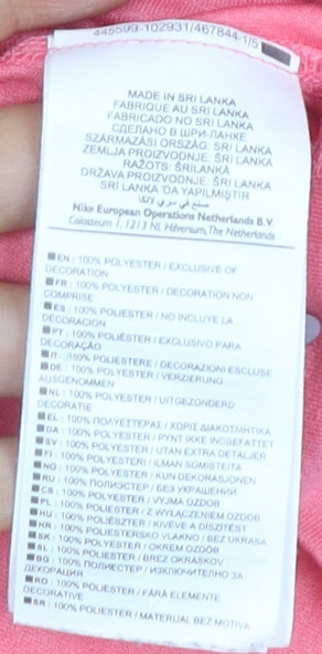 Nike Women's Pink Dri-FIT Tank Top, Size M, Activewear