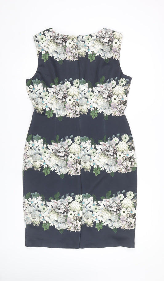Phase Eight Women Floral Sheath Dress Multicoloured Size 16