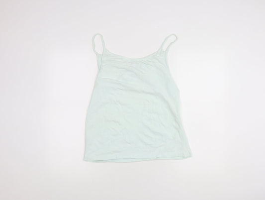 Crew Clothing Women's Blue Camisole Tank, Size 16 Cotton Elastane