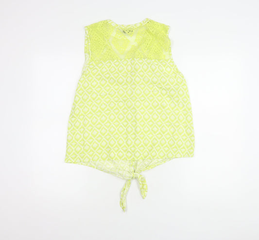 Womens UK Size 14 Debenhams Green Blouse