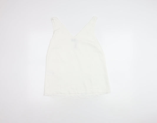 Womens UK Size 8 Wallis White Camisole Tank