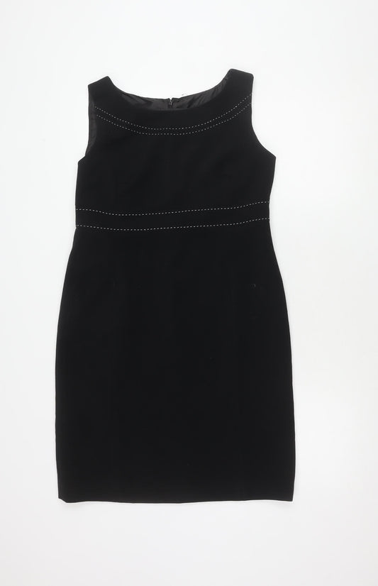 Principles Women Black Size 12 Sleeveless Dress