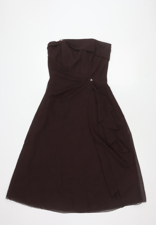 Alice James Women's Brown A-Line Dress Size 12