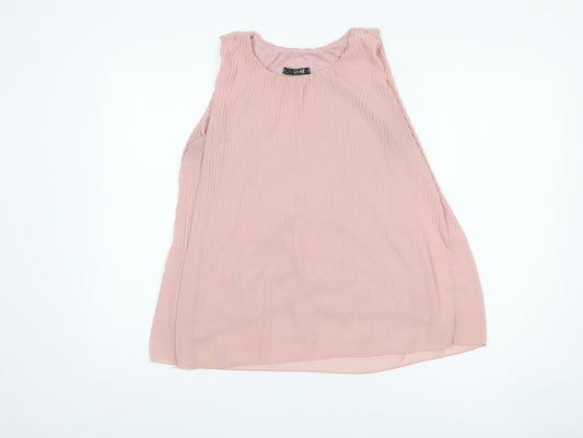 Womens UK Size S Quiz Pink Tank