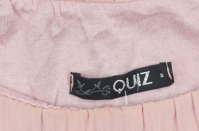 Quiz Women's Pink Sleeveless Tank Top