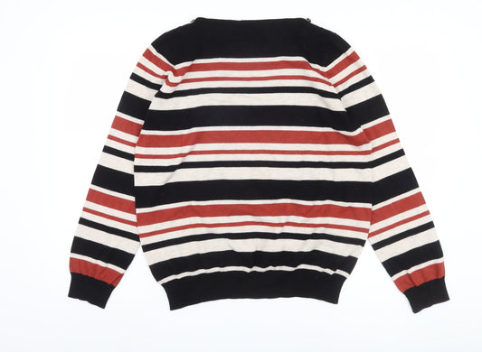 Debenhams Women's Multicoloured Striped Pullover Jumper Size 18
