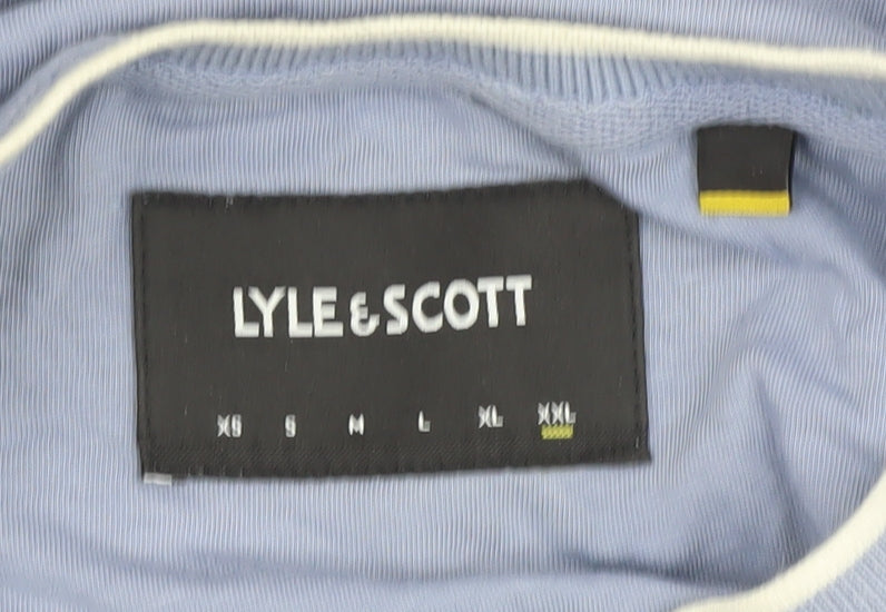 Lyle & Scott Men's Blue XL Logo T-Shirt