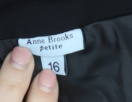 Anne Brooks Petite Black Skirt Size 16, Women, Lined